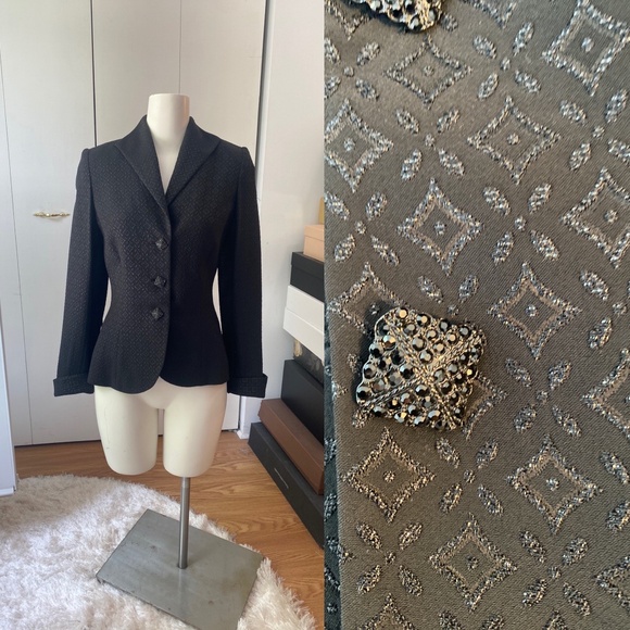 Vintage The Room Evening Jacket Blazer - Picture 1 of 13